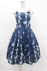 Emily Temple cute / forget me notキャミソールワンピース M ネイビー H-25-03-28-1030-ET-OP-KB-ZH