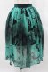 画像1: NieR Clothing / GREEN BUTTERFLY SHEER SKIRT  グリーン H-25-03-28-1050-PU-SK-KB-ZH (1)