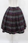 Jane Marple / Victorian Jacquard mini-skirt Free パープル H-25-03-28-1053-JM-SK-NS-ZT003