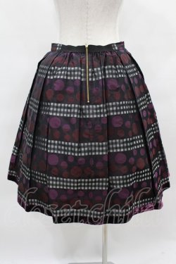 画像2: Jane Marple / Victorian Jacquard mini-skirt Free パープル H-25-03-28-1053-JM-SK-NS-ZT003