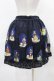 画像2: Jane Marple / Old Englandのデコパージュスカート  ネイビー H-25-03-28-1057-JM-SK-KB-ZH (2)