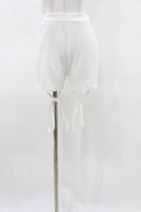 lilLilly / クロスリボンショートパンツ  WHITE H-25-03-28-1011-LO-PA-KB-ZH