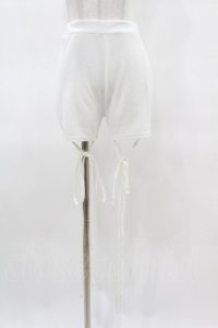 lilLilly / クロスリボンショートパンツ  WHITE H-25-03-28-1011-LO-PA-KB-ZH