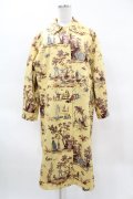 Jane Marple Dans Le Salon / Playful gardenコートドレス  french mustard H-25-03-28-1013-JM-CO-KB-ZT030
