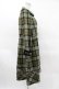 画像3: Jane Marple / Tartan check コクーンコート Free カーキ H-25-03-28-1014-JM-CO-KB-ZT002 (3)
