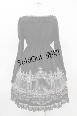 画像2: Moi-meme-Moitie / アイアンゲートワンピース  黒×黒レース×白 H-25-03-28-1016-MO-OP-KB-ZH