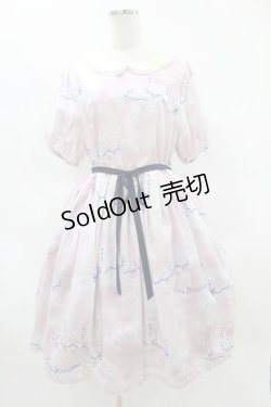 画像1: Leur Getter / Dreamy Carousel袖付ワンピース L ピンク H-25-03-28-1019-LU-OP-KB-ZH