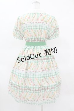 画像2: Emily Temple cute / Fruit Sandwichワンピース  グリーン H-25-03-28-1021-ET-OP-KB-ZH