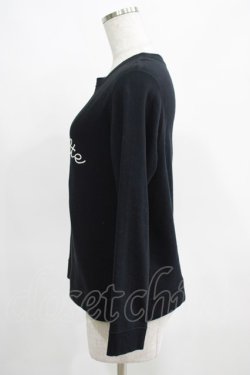 画像2: Jane Marple / Fairy Tale Cat Logo EMBトレーナー  クロ H-25-03-28-047-JM-TO-KB-ZH