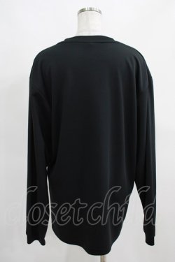 画像3: NieR Clothing / プリントLONG CUTSEW  黒×青 H-25-03-28-048-PU-TO-KB-ZH