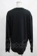 画像3: NieR Clothing / プリントLONG CUTSEW  黒×青 H-25-03-28-048-PU-TO-KB-ZH (3)