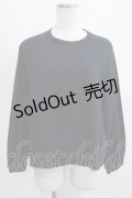 Jane Marple Dans Le Salon / Soft fleece puffy sleeve sweatshirt  ネイビー H-25-03-28-050-JM-TO-KB-ZH