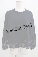 Jane Marple Dans Le Salon / Soft fleece puffy sleeve sweatshirt  ネイビー H-25-03-28-050-JM-TO-KB-ZH