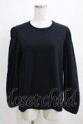 Jane Marple Dans Le Salon / Puffy sleeve pullover  ブラック H-25-03-28-052-JM-TO-KB-ZH