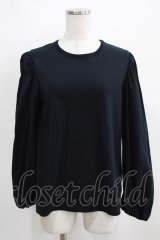 Jane Marple Dans Le Salon / Puffy sleeve pullover  ブラック H-25-03-28-052-JM-TO-KB-ZH