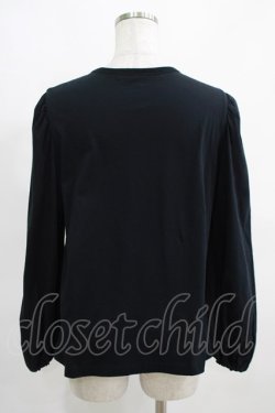 画像3: Jane Marple Dans Le Salon / Puffy sleeve pullover  ブラック H-25-03-28-052-JM-TO-KB-ZH