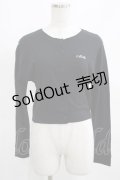 MILK / Backレースアップカーデ  ブラック H-25-03-28-053-ML-TO-KB-ZH
