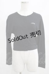 MILK / Backレースアップカーデ  ブラック H-25-03-28-053-ML-TO-KB-ZH