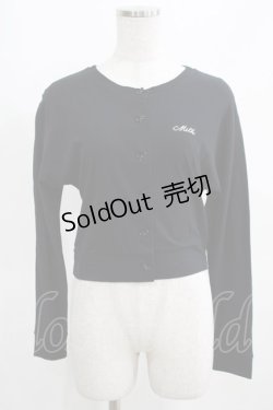 画像1: MILK / Backレースアップカーデ  ブラック H-25-03-28-053-ML-TO-KB-ZH