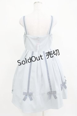 画像3: Melody BasKet / Ribbon treeジャンパースカート M サックス H-25-03-28-005-LO-OP-KB-ZH
