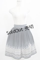 abilletage / グラデーションレーススカート  ブラック H-25-03-28-006-GO-SK-KB-ZH