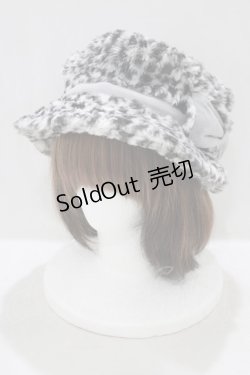 画像1: MILK / ファーファーHAT  グレー H-25-03-28-062-ML-AC-KB-ZT0330H