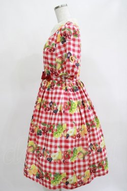 画像2: Melody BasKet / Fruits BasKetワンピース  レッド H-25-03-28-009-LO-OP-KB-ZH