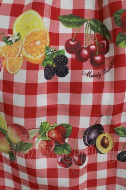 画像4: Melody BasKet / Fruits BasKetワンピース  レッド H-25-03-28-009-LO-OP-KB-ZH