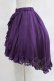 画像3: ATELIER PIERROT / Victorian Ruffle Chiffon Skirt  パープル H-25-03-28-010-EL-SK-KB-ZH (3)