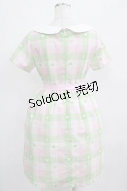 画像3: MILK / Love Checkワンピース  ピーチメロン H-25-03-28-012-ML-OP-KB-ZH