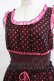 画像4: MILK / pop dots dress  黒×ピンク H-25-03-28-016-ML-OP-KB-ZH (4)