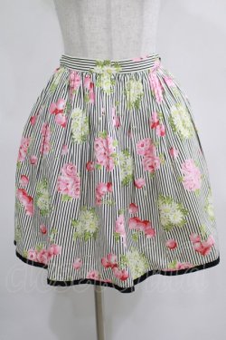 画像2: Shirley Temple / チェリーブーケストライプスカート 150 オフ H-25-03-28-021-ET-SK-KB-ZH