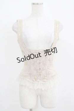 画像1: EXCENTRIQUE / シルクジャガード・ベスト S/M ゴールド H-25-03-29-028-EL-TO-KB-ZH