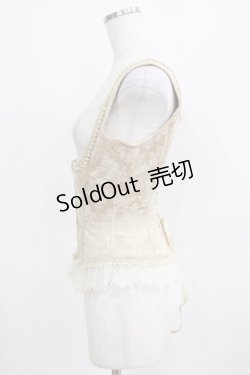 画像2: EXCENTRIQUE / シルクジャガード・ベスト S/M ゴールド H-25-03-29-028-EL-TO-KB-ZH