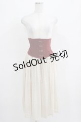 EXCENTRIQUE / Carmillaコルセットスカート S/M ワイン H-25-03-29-029-EL-SK-KB-ZH