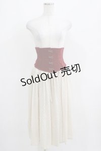 EXCENTRIQUE / Carmillaコルセットスカート S/M ワイン H-25-03-29-029-EL-SK-KB-ZH