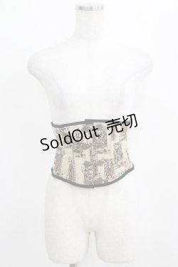 画像1: EXCENTRIQUE / トランプのミニコルセット S/M ベージュ H-25-03-29-031-EL-ZA-KB-ZH