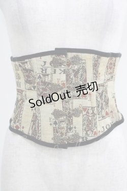 画像2: EXCENTRIQUE / トランプのミニコルセット S/M ベージュ H-25-03-29-031-EL-ZA-KB-ZH