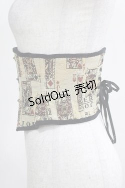 画像3: EXCENTRIQUE / トランプのミニコルセット S/M ベージュ H-25-03-29-031-EL-ZA-KB-ZH