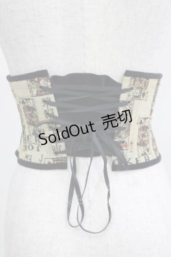 画像4: EXCENTRIQUE / トランプのミニコルセット S/M ベージュ H-25-03-29-031-EL-ZA-KB-ZH