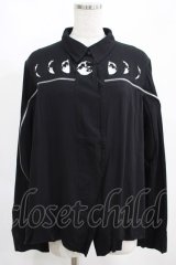 Restyle / MOON PHASES SHIRT XL ブラック H-25-03-29-033-GO-BL-KB-ZH