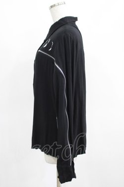 画像2: Restyle / MOON PHASES SHIRT XL ブラック H-25-03-29-033-GO-BL-KB-ZH