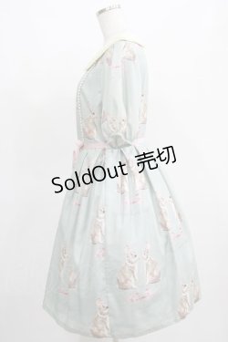 画像2: Leur Getter / Twin Rabbit袖付ワンピース L(トールサイズ) グリーン H-25-03-29-004-LU-OP-KB-ZH