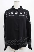Restyle / MOON PHASES SHIRT M ブラック H-25-03-29-037-GO-BL-KB-ZH