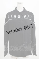 Restyle / MOON PHASES SHIRT S ブラック H-25-03-29-039-GO-BL-KB-ZH