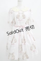 Leur Getter / Twin Rabbit袖付ワンピース L(トールサイズ) さくらピンク H-25-03-29-005-LU-OP-KB-ZH