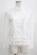 画像1: Jane Marple Dans Le Salon / レースとピンタックのブラウス  白 H-25-03-29-046-JM-BL-KB-ZH (1)