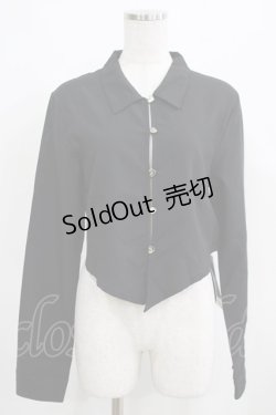 画像1: KILL STAR / SOFIA SHIRT S ブラック H-25-03-29-047-SL-BL-KB-ZH