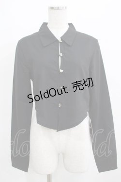 画像1: KILL STAR / SOFIA SHIRT XS ブラック H-25-03-29-049-SL-BL-KB-ZH