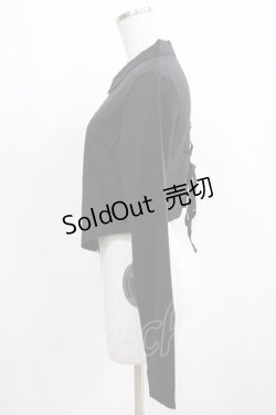 画像2: KILL STAR / SOFIA SHIRT XS ブラック H-25-03-29-049-SL-BL-KB-ZH